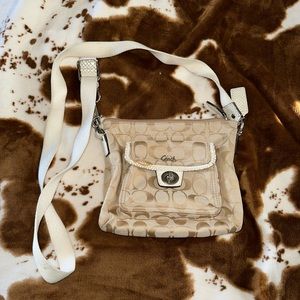 Coach Crossbody Bag in Taupe! Cute!